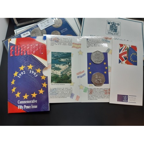 62A - Four British coin collector's sets to include 1985, 1986 and 1993 Royal Mint Proof Coin Collections,... 