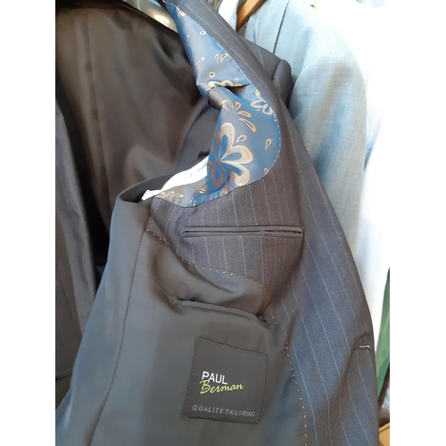 190 - Three items of as new men's clothing to include a Paul Berman size 46 suit jacket, Marks & Spencer t... 