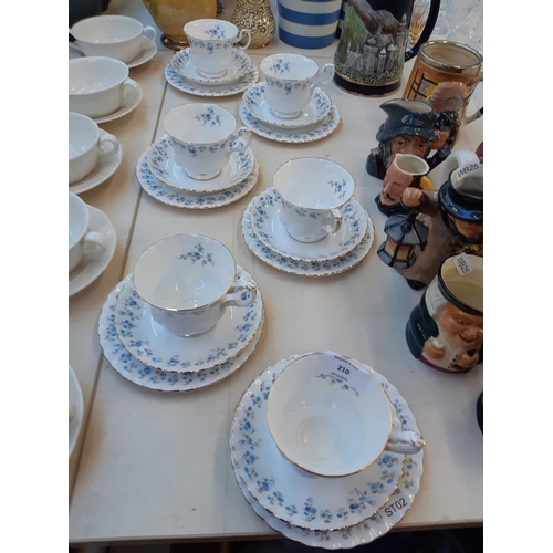 210 - Six Royal Albert Memory Lane trios (see condition report)