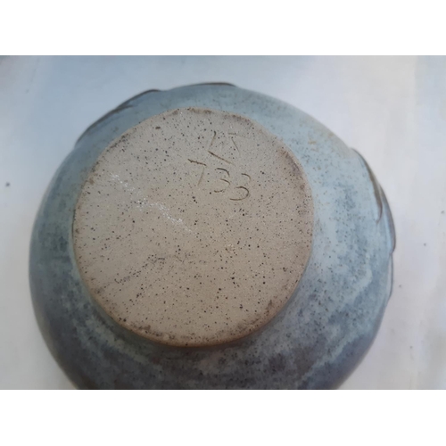221 - Four items to include a studio pottery bowl signed 'LK 733' to base, mid 20th century West German Ba... 