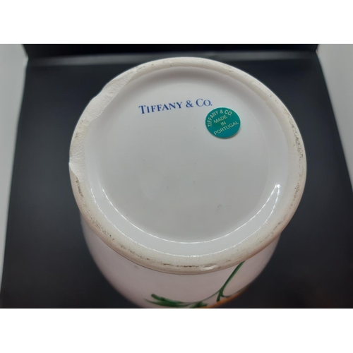 93 - A Tiffany & Co. Sintra pattern porcelain vase - measuring approx. 23.5cm high (see condition report)