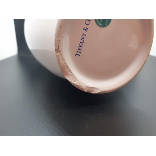 93 - A Tiffany & Co. Sintra pattern porcelain vase - measuring approx. 23.5cm high (see condition report)