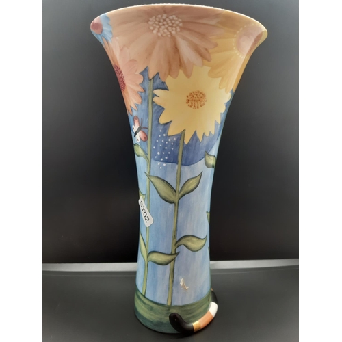 94 - A Goebel Summertime pattern 3D vase designed by Rosina Wachtmeister - measuring approx. 24.5cm high ... 