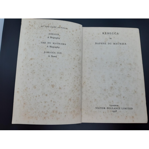 137 - A first edition 'Rebecca' hardback book by Daphne Du Maurier dated 1938