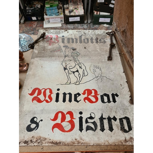 100 - Two mid/late 20th century shop advertising signs