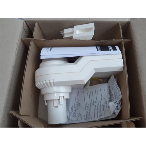 1121 - A boxed Wickes Exit-On premium globe exterior light with PIR motion detector