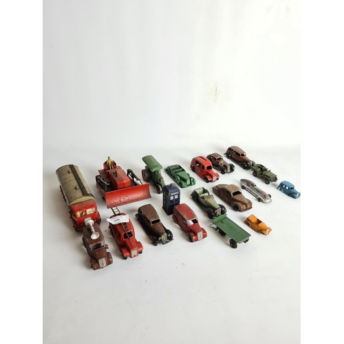 132 - A collection of various diecast model vehicles to include Dinky, Corgi etc.