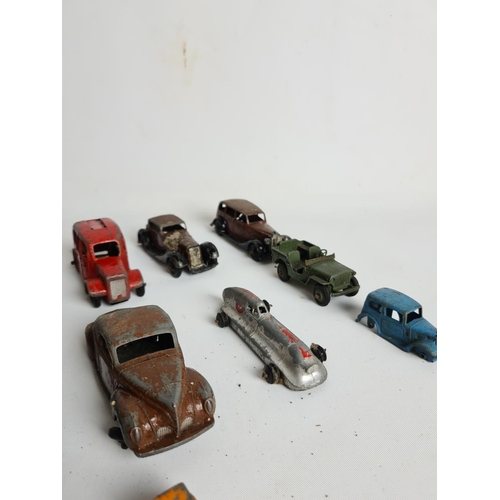 132 - A collection of various diecast model vehicles to include Dinky, Corgi etc.