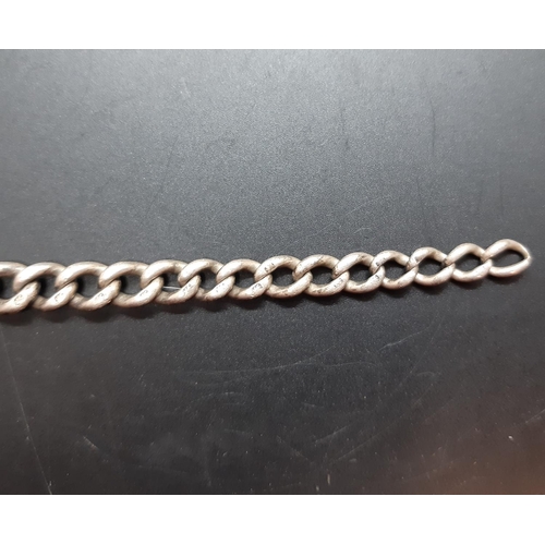 17A - Four items to include a hallmarked English silver chain link bracelet - approx. 29 grams, stamped Je... 