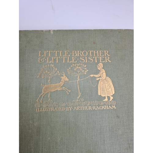 188A - A 1st edition Little Brother & Little Sister hardback book illustrated by Arthur Rackham and first p... 