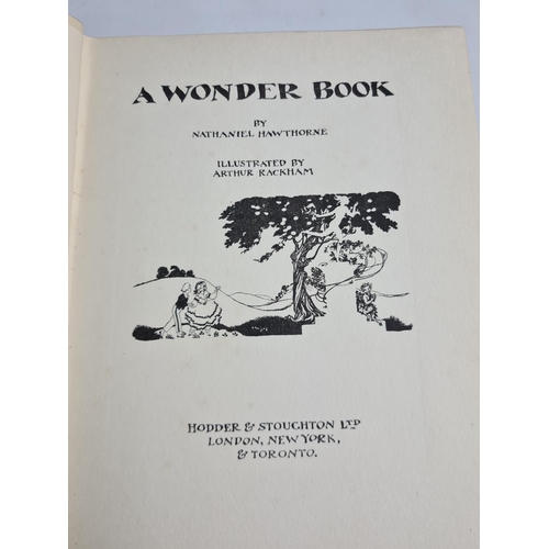 188B - Two books to include A Hawthorne's Wonder Book illustrated by Arthur Rackham and a Arthur Rackham Hi... 