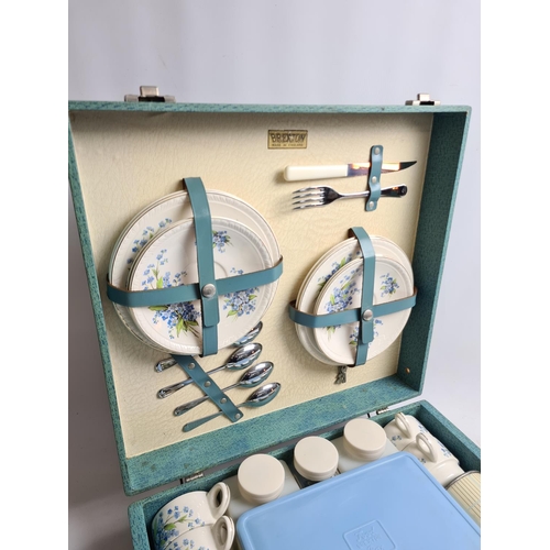 216 - A vintage Brexton picnic set