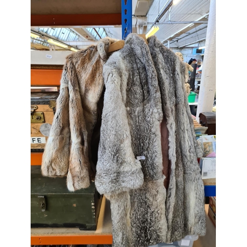 221 - Two vintage fur jackets to include one Karter of Scotland