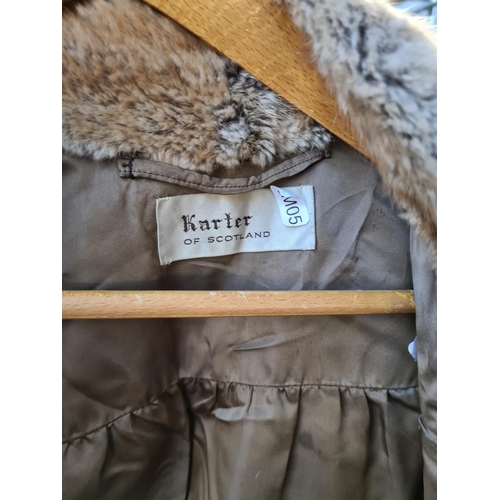 221 - Two vintage fur jackets to include one Karter of Scotland