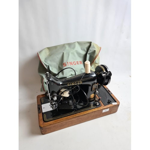 240 - A vintage Singer 99K electric sewing machine