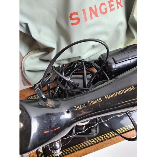 240 - A vintage Singer 99K electric sewing machine