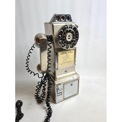 266 - A Wild & Wolf Ltd. vintage style Classic Edition diner phone