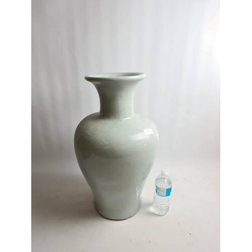 270 - A large Chinese Celadon vase - approx. 54cm high