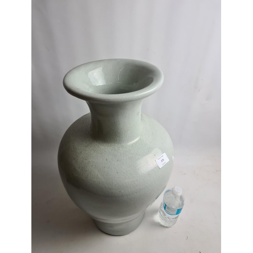 270 - A large Chinese Celadon vase - approx. 54cm high