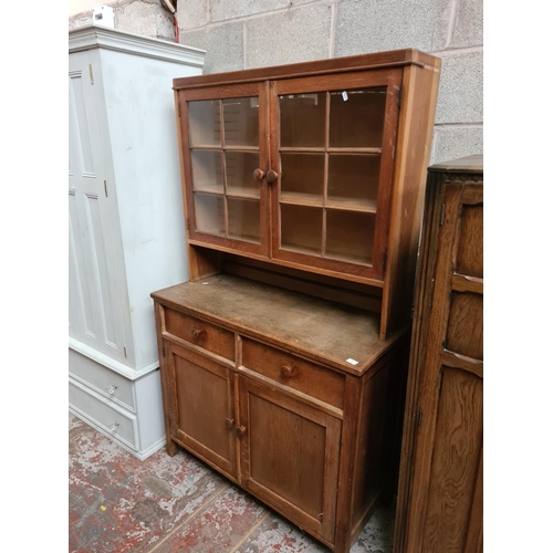 300 - A vintage oak dresser