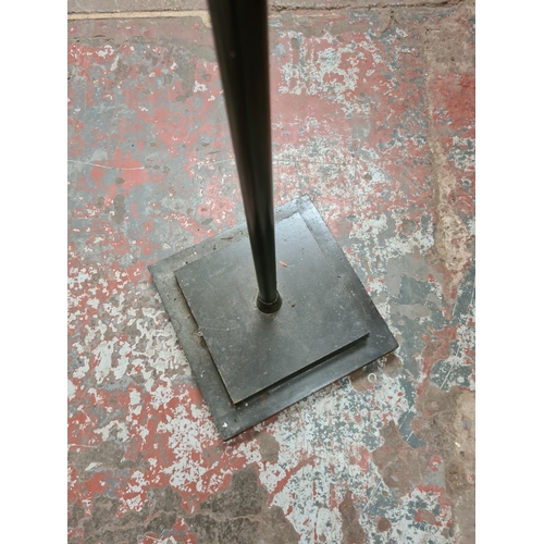 308 - A mid 20th century black metal coat stand