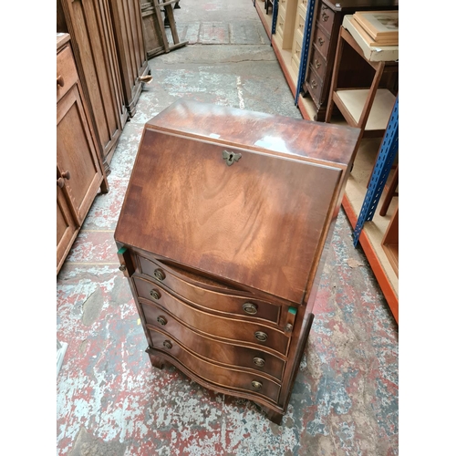 309 - A Bevan Funnell Reprodux mahogany bureau