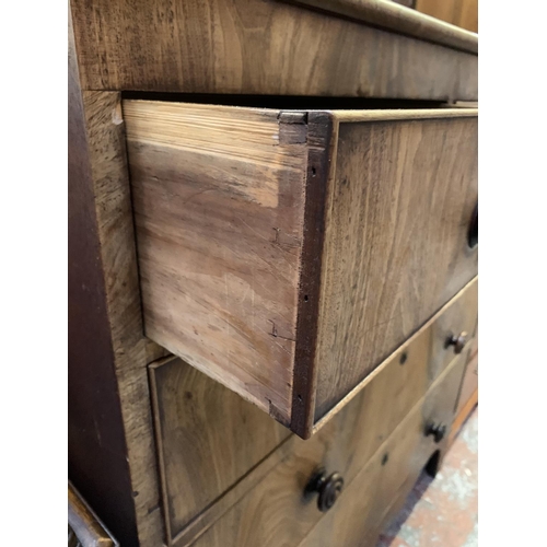 368 - A Victorian mahogany chest of drawers - approx. 102cm wide x 114cm high x 48cm deep