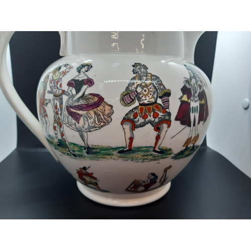 56 - A 19th century Elsmore & Forster circus water jug - approx. 22.5cm high