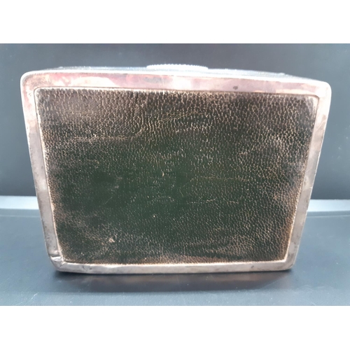 6 - A hallmarked English silver cigarette box - approx. 11.5cm x 5cm x 8.5cm