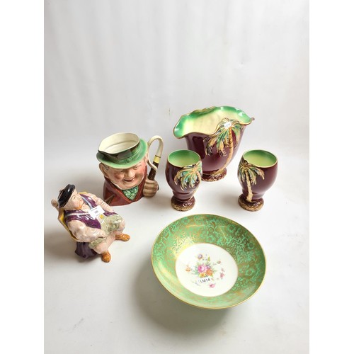 149 - Various ceramics to include a Beswick Tony Weller character jug, Melba Ware King Henry VIII characte... 