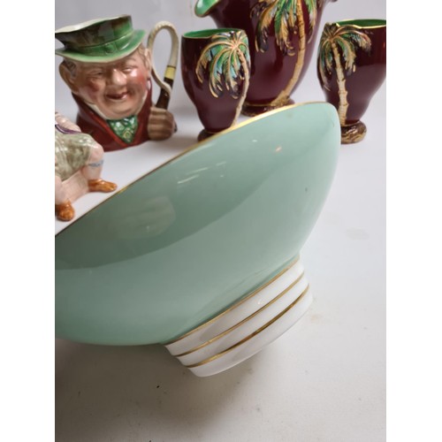 149 - Various ceramics to include a Beswick Tony Weller character jug, Melba Ware King Henry VIII characte... 