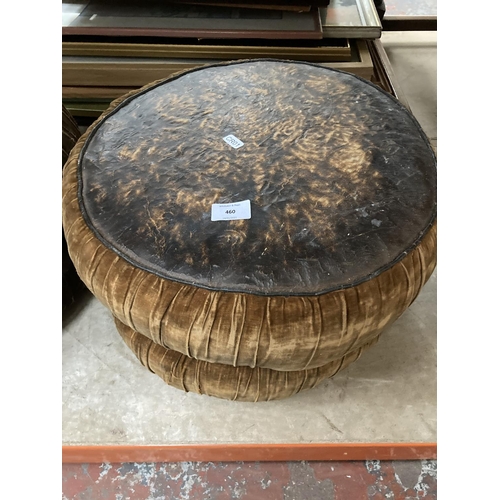 460 - Two mid 20th century Moroccan style footstools