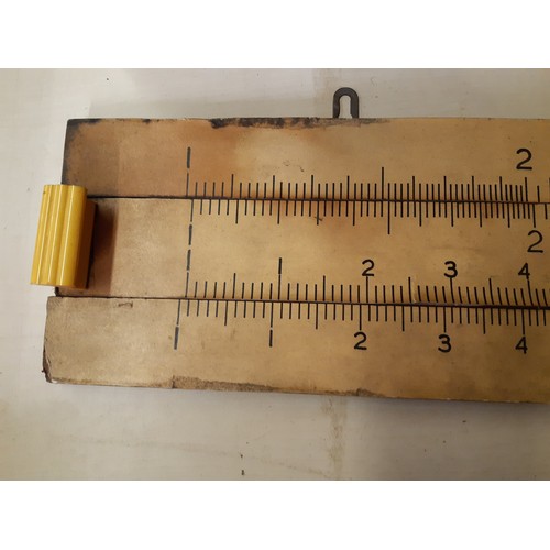 184 - A large oversized slide rule (possibly shop display or teaching aid) - approx. 140cm