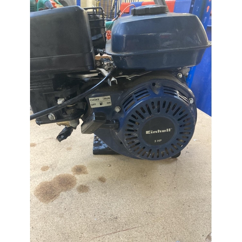 1150 - A complete blue Einhell 3hp four stroke petrol engine