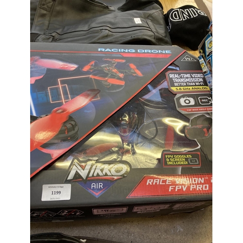 1199 - A boxed shop return Nikko Air DRL racing drone