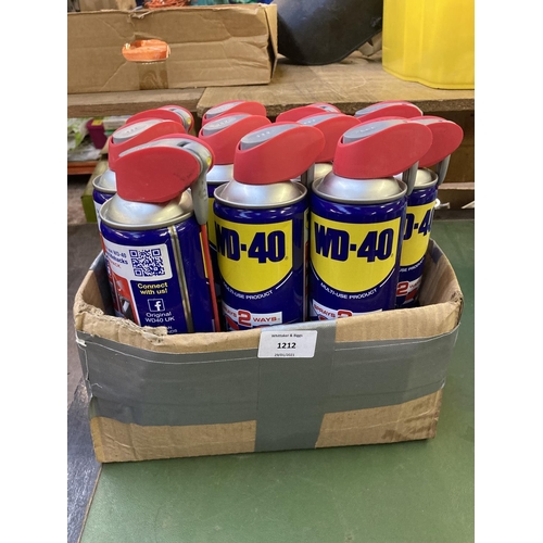 1212 - Eleven new 450ml cans of WD40