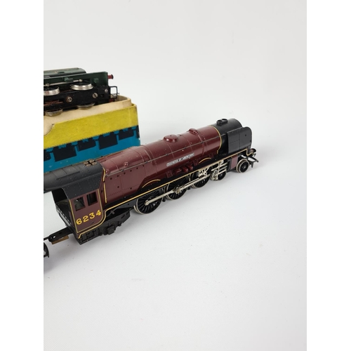 156 - Two items, a Graham Farish metal Pannier tank and a Hornby Duchess of Abercorn OO gauge locomotive a... 