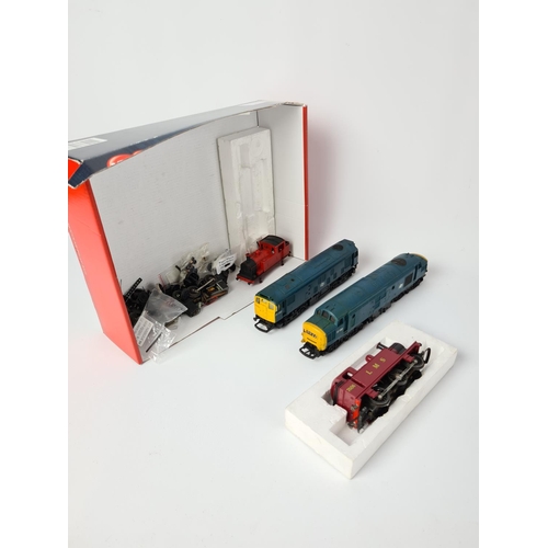 160 - A collection of six OO gauge locomotives and spare parts