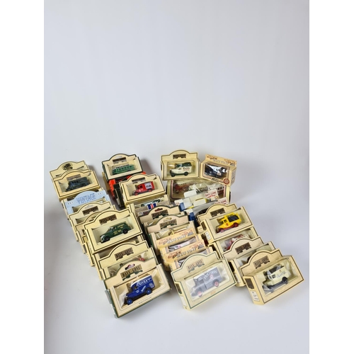 163 - A large quantity of boxed Lledo model vehicles