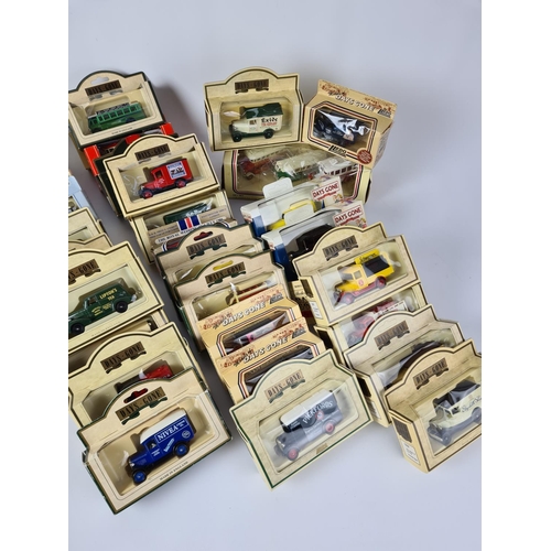 163 - A large quantity of boxed Lledo model vehicles