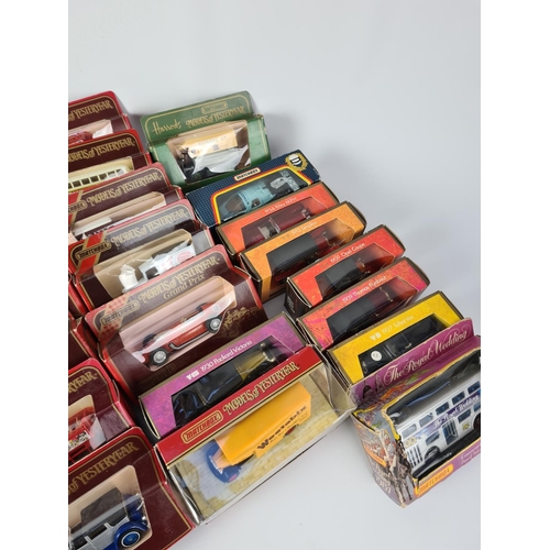 166 - A large quantity of boxed Lesney Matchbox model vehicles