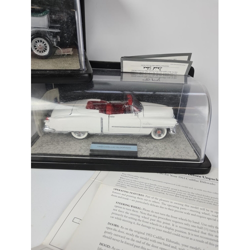 169 - Three Franklin Mint model vehicles to include 1907 Rolls Royce Silver Ghost, 1953 Cadillac Eldorado ... 