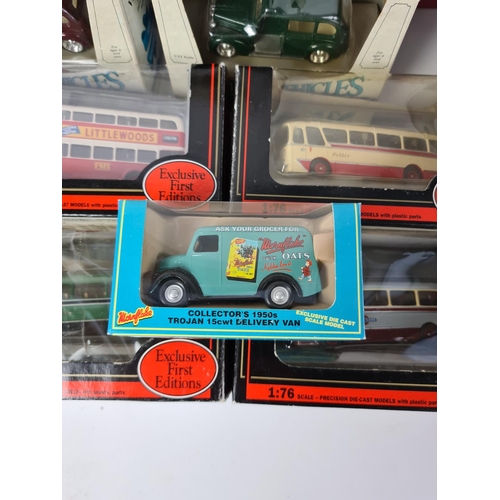 178 - A large quantity of various boxed model vehicles to include Gilbow, Mattel etc.