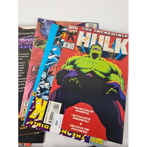 188 - A collection of fifty four Hulk Marvel comics