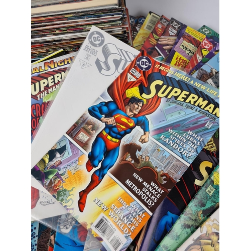 192 - A collection of approx. 157 Superman DC comics