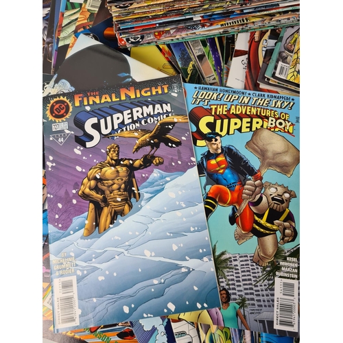 192 - A collection of approx. 157 Superman DC comics