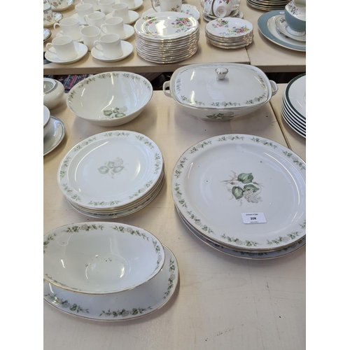 208 - Approx. 33 pieces of Stonegate Countess of Germany Bavaria Greek Key dinnerware and 12 pieces of Fra... 