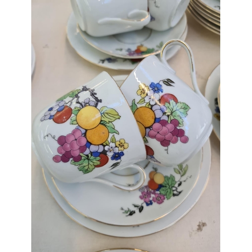 221 - Approx. 40 piece Czechoslovakian ceramic tea set