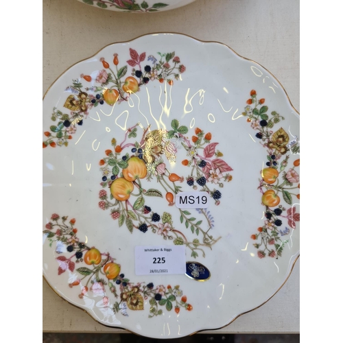 225 - Eleven pieces of Aynsley china to include Wild Tudor, Cottage Garden and Somerset