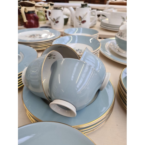 235 - Approx. 77 pieces of Royal Doulton Rose Elegans tea and dinnerware